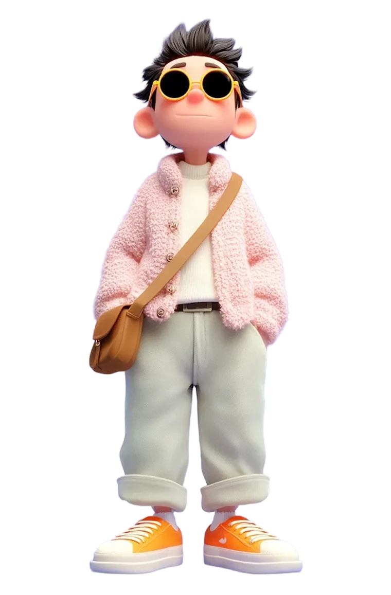 A+ Casual 3D Character