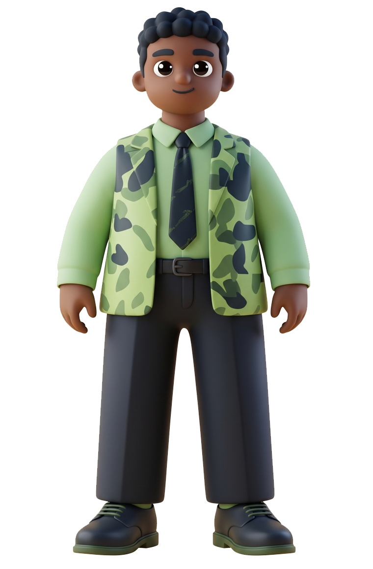 A+ Formal 3D Character
